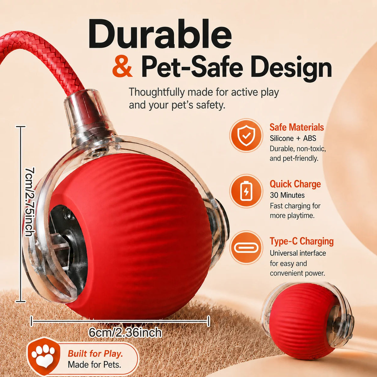Pawmenta™ Smart Interactive Dog Ball
