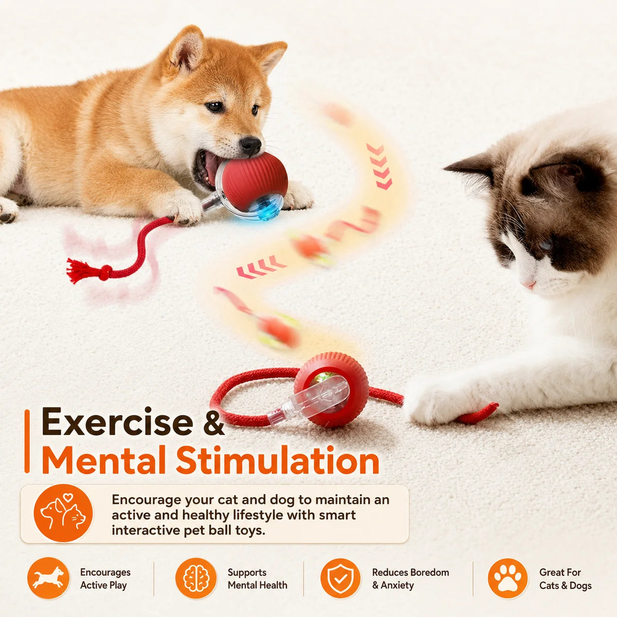 Pawmenta™ Smart Interactive Dog Ball