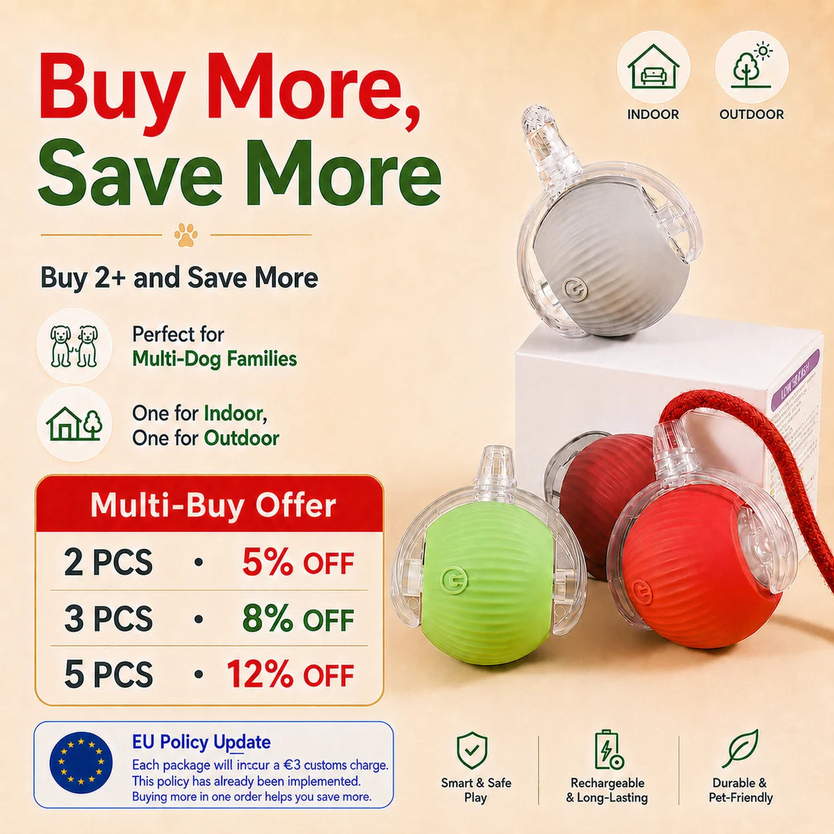 Pawmenta™ Smart Interactive Dog Ball
